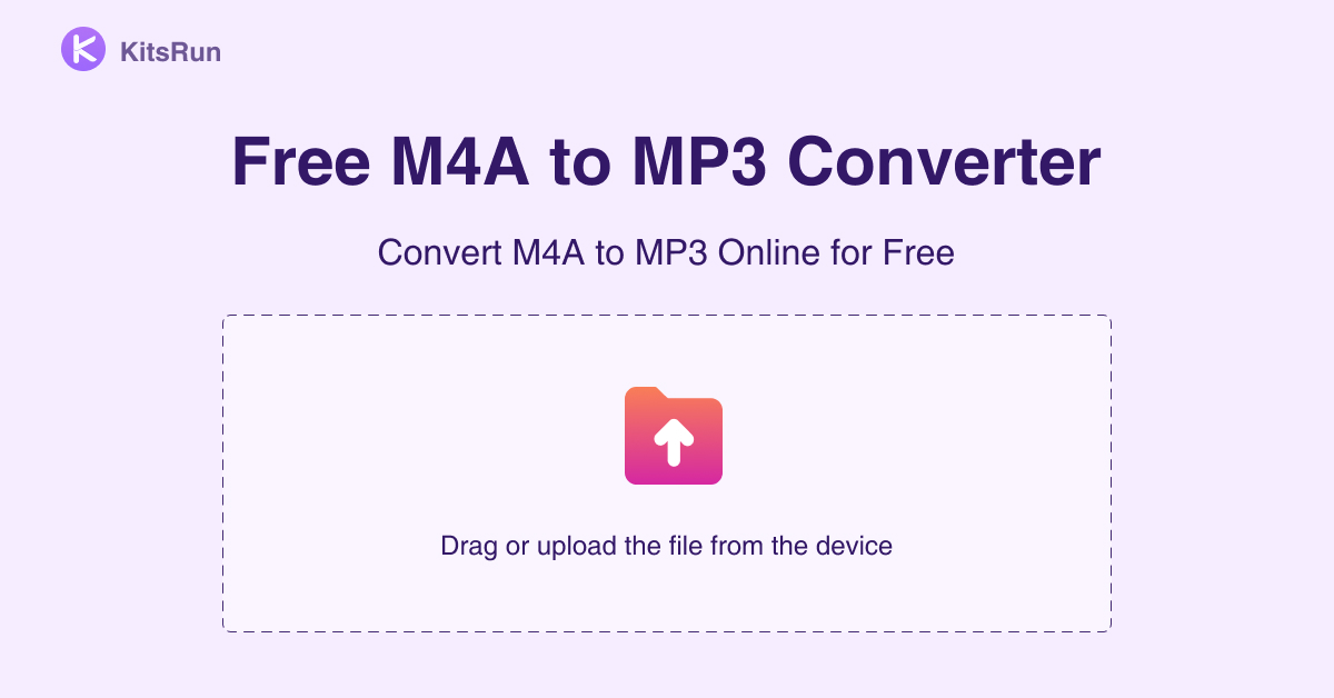 Online M4A to MP3 Converter Free, Simple & Speedy