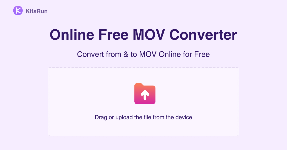 Online MOV Converter Convert from & to MOV with Ease