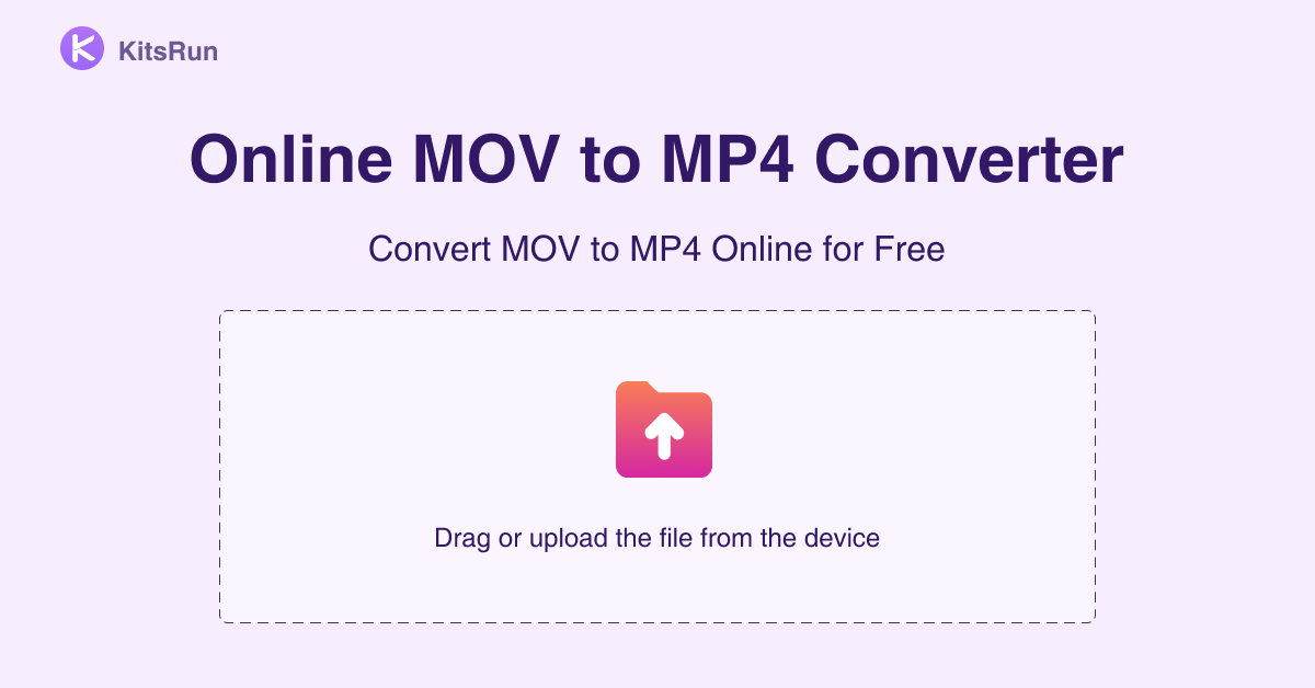 Convertidor gratuito de MOV a MP4 - Convierta MOV a MP4 sin perder calidad