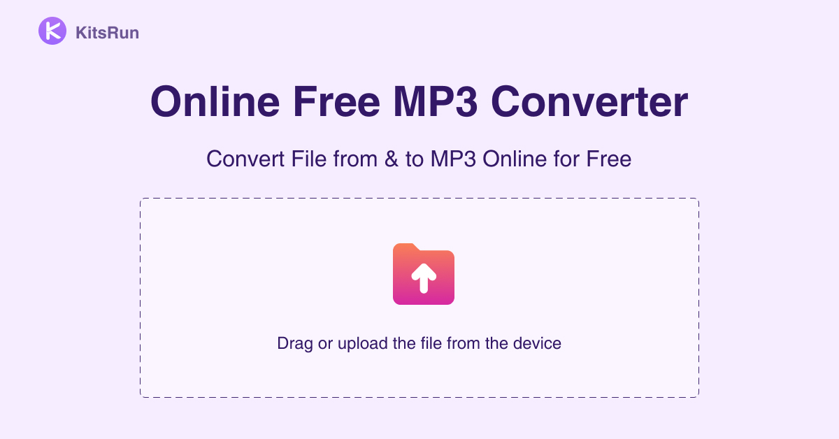 Free Online MP3 Converter - Convert File from & to MP3 Online