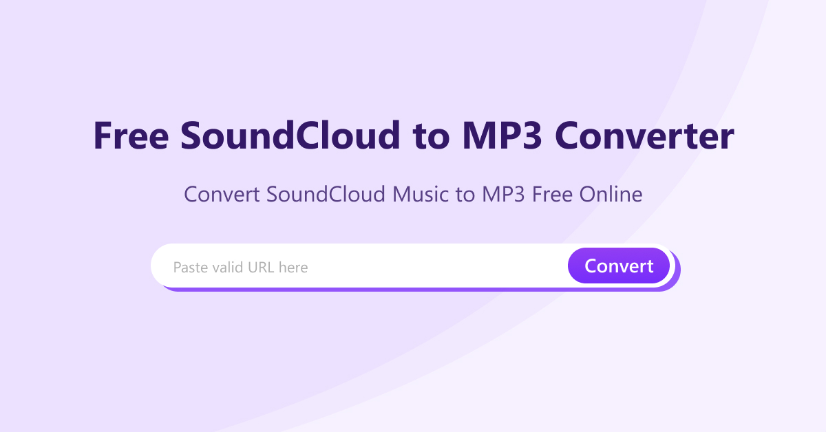 No.1 SoundCloud to MP3 Converter SoundCloud URL to MP3