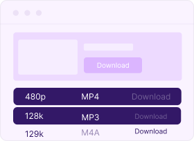 Sélectionnez le format MP3 ou MP4